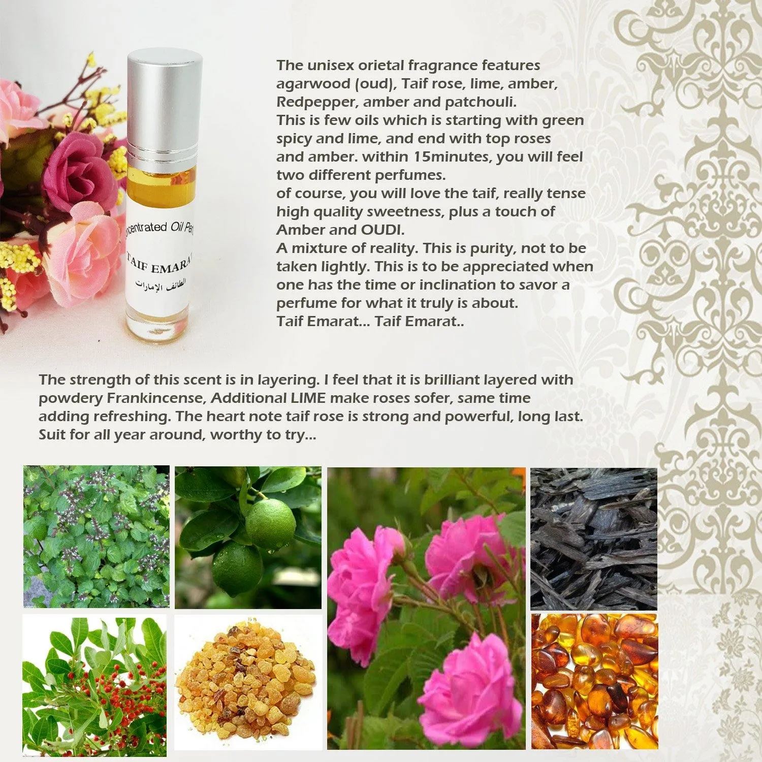 2 PCS ASZ 6ML CONCENTRATED PERFUMES OIL ATTAR  (2 Bottles)