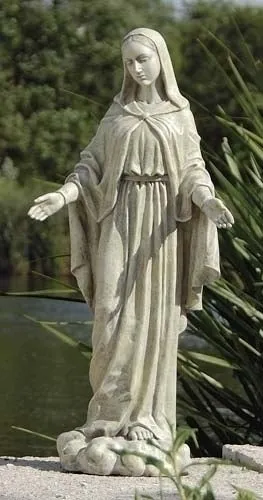 24" H Our Lady of Grace Garden Statue