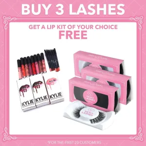3 GLAM AND 1 KYLIE LIP KIT
