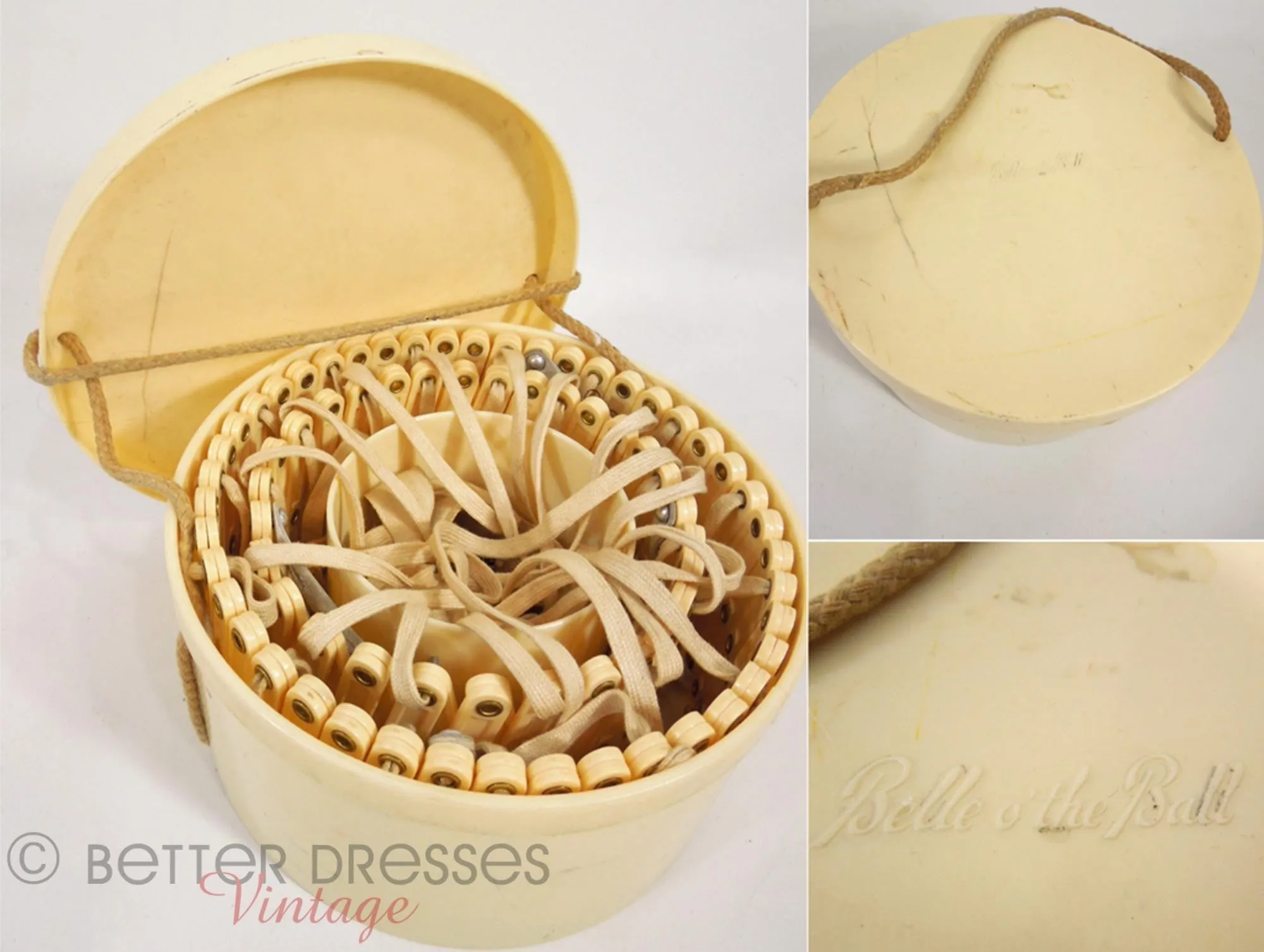 40s/50s Belle o'the Ball Collapsible Hoop Crinoline With Case