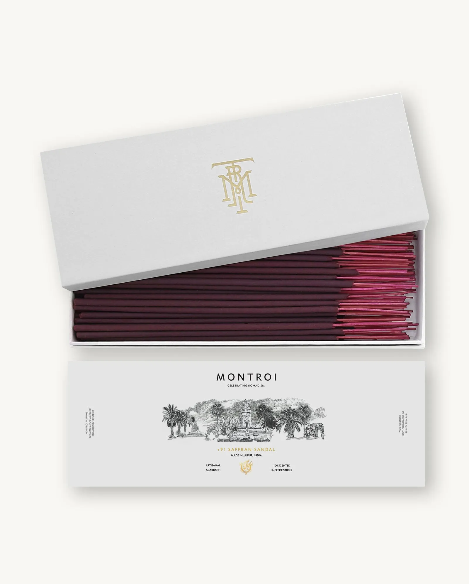  91 SAFFRAN-SANDAL INCENSE STICKS