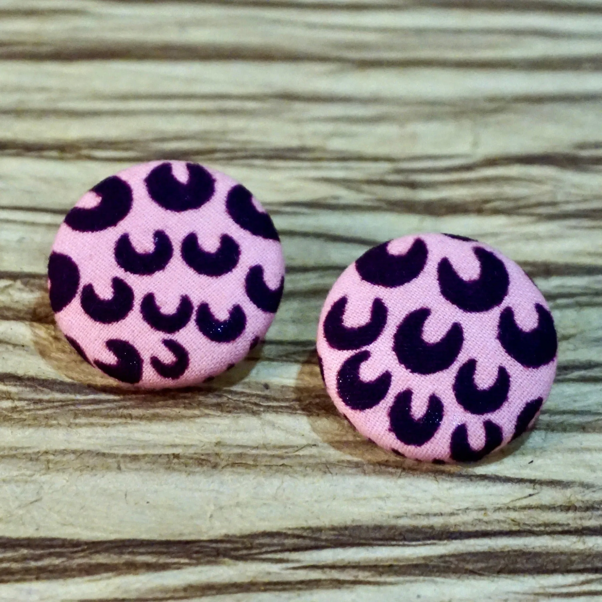 Aeliana Ankara Fabric Stud Earrings