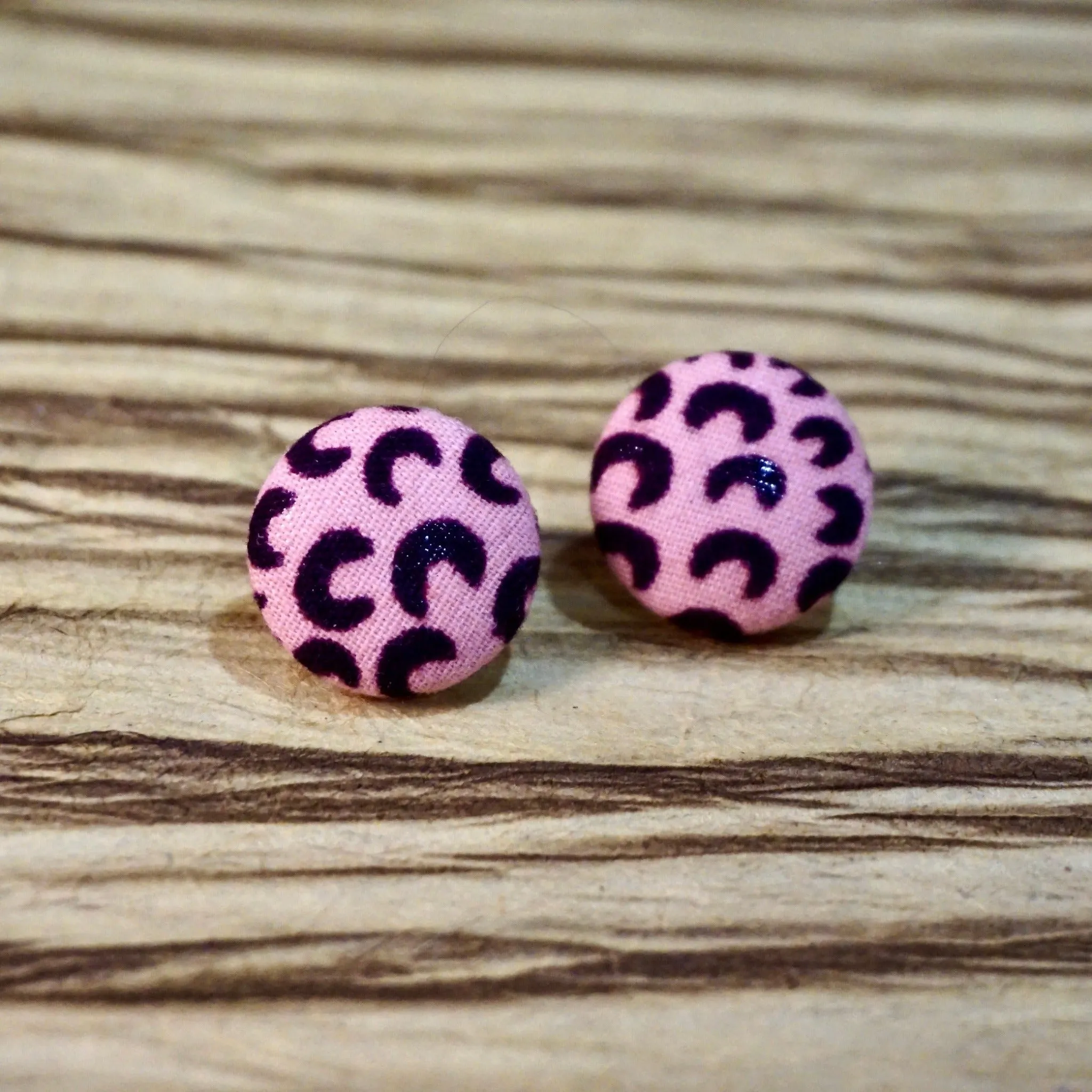 Aeliana Ankara Fabric Stud Earrings