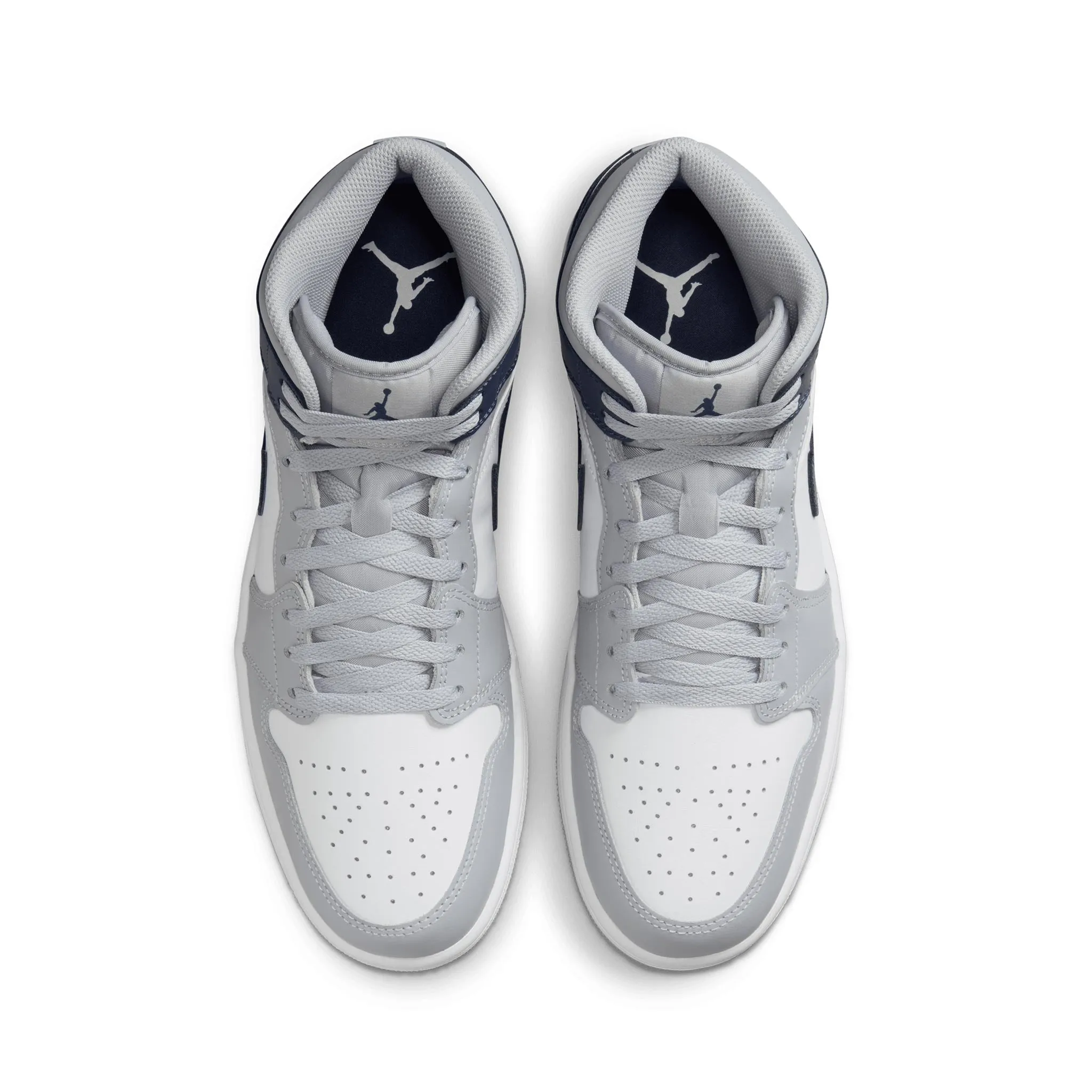 Air Jordan 1 Mid White/Midnight Navy-Wolf Grey DQ8426-104