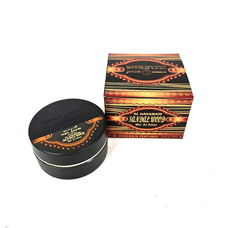 Al Haramain Incense Bakhour Sandal Wood Ma'al Attar 60g
