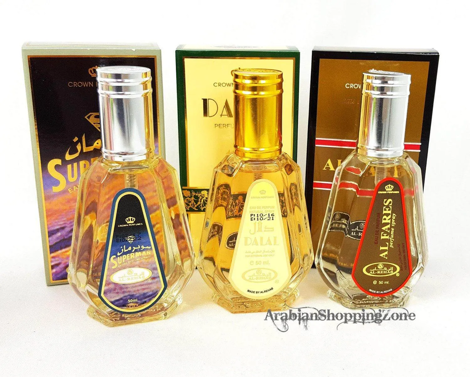 Al Rehab 50ml Eau De Perfume Alfare/Dala/SuperMan/Full/Romatic/Lord