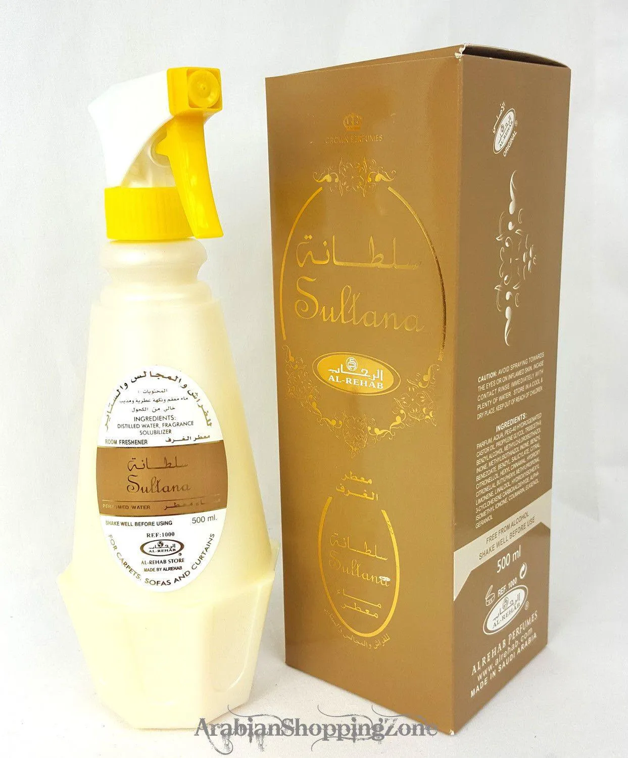 AL Rehab Room Freshener Spray 500ML Arab Fragrance Water Base