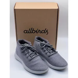 Allbirds Sneakers Womens 8 Wool Runner-Up Mizzle Med/Light Grey Trainer Shoe NEW