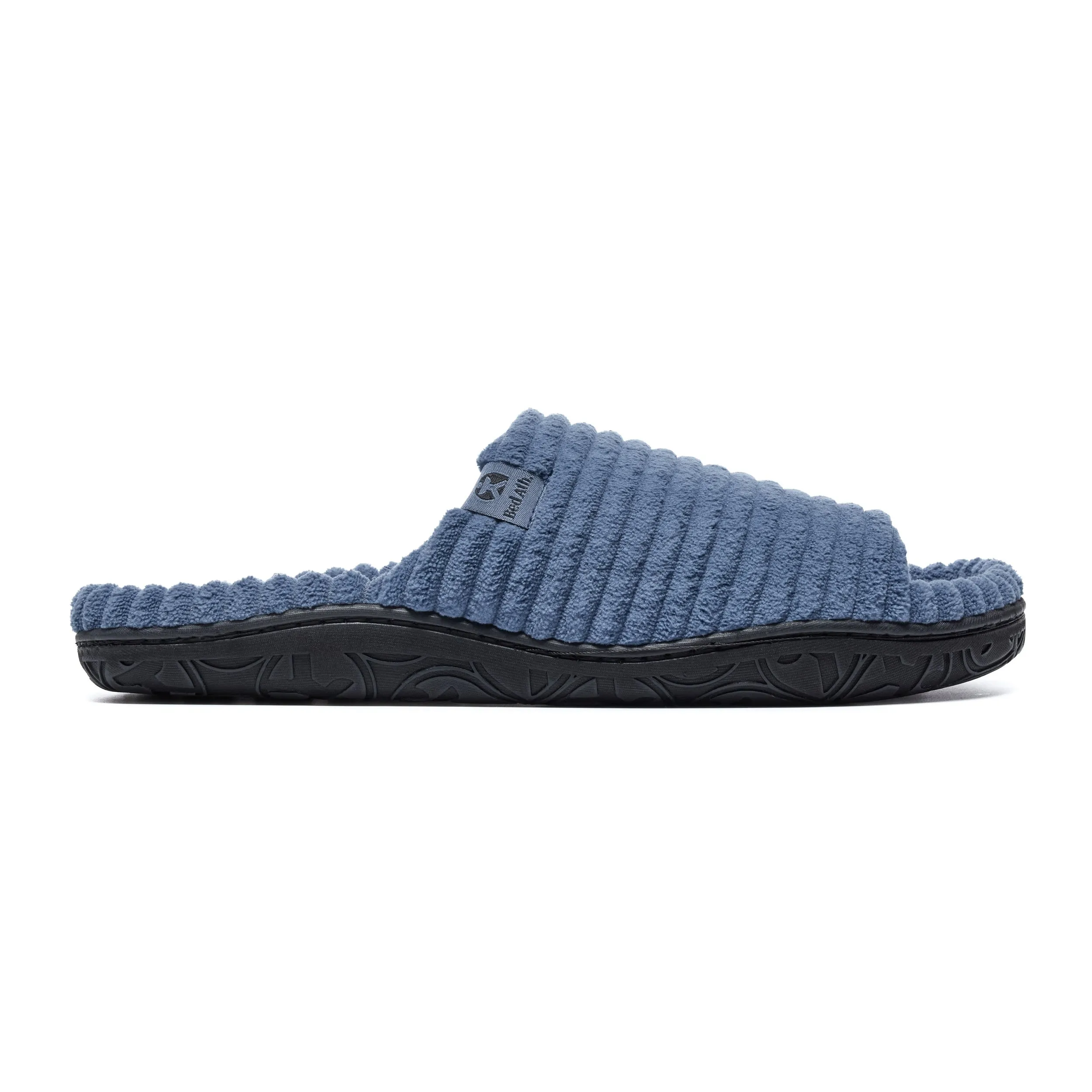Andy - Jumbo Cord Slipper Slider - Denim