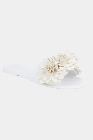Anella Flower Decor Sandals