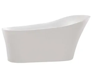Anzzi Maple Series 5.58 ft. Freestanding Bathtub in White