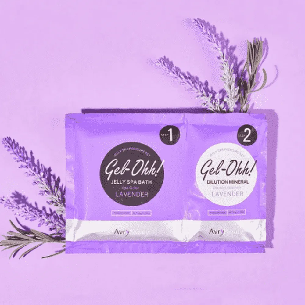 Avry Beauty Gel-Ohh Jelly Spa Pedi Bath - Lavender