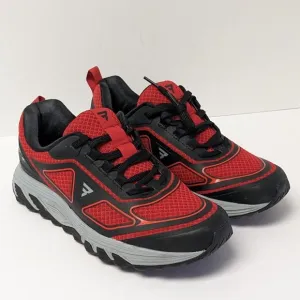 Bates Rush Low Work Sneakers, Black/Red, Men's 9 M