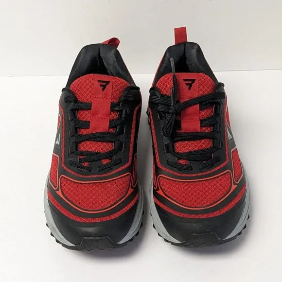 Bates Rush Low Work Sneakers, Black/Red, Men's 9 M