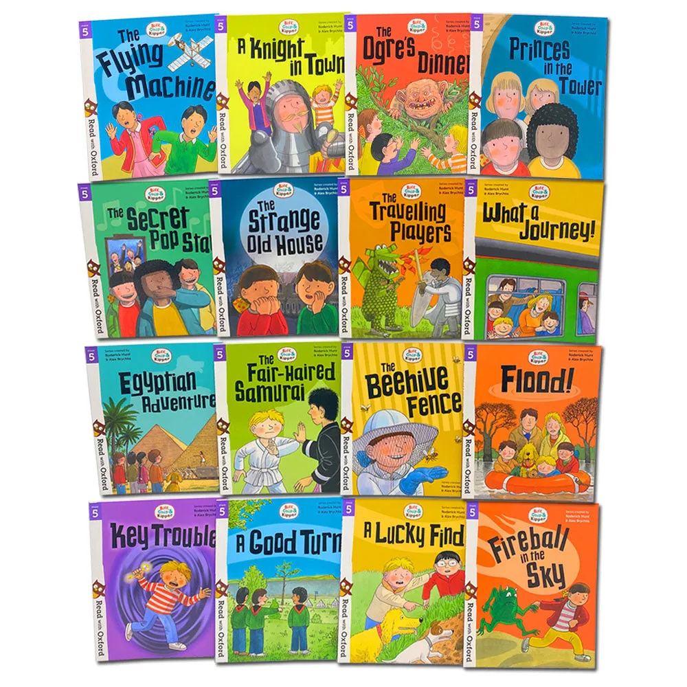 Biff, Chip and Kipper Stage 5 Read with Oxford: 6 : 16 Books Collection Set