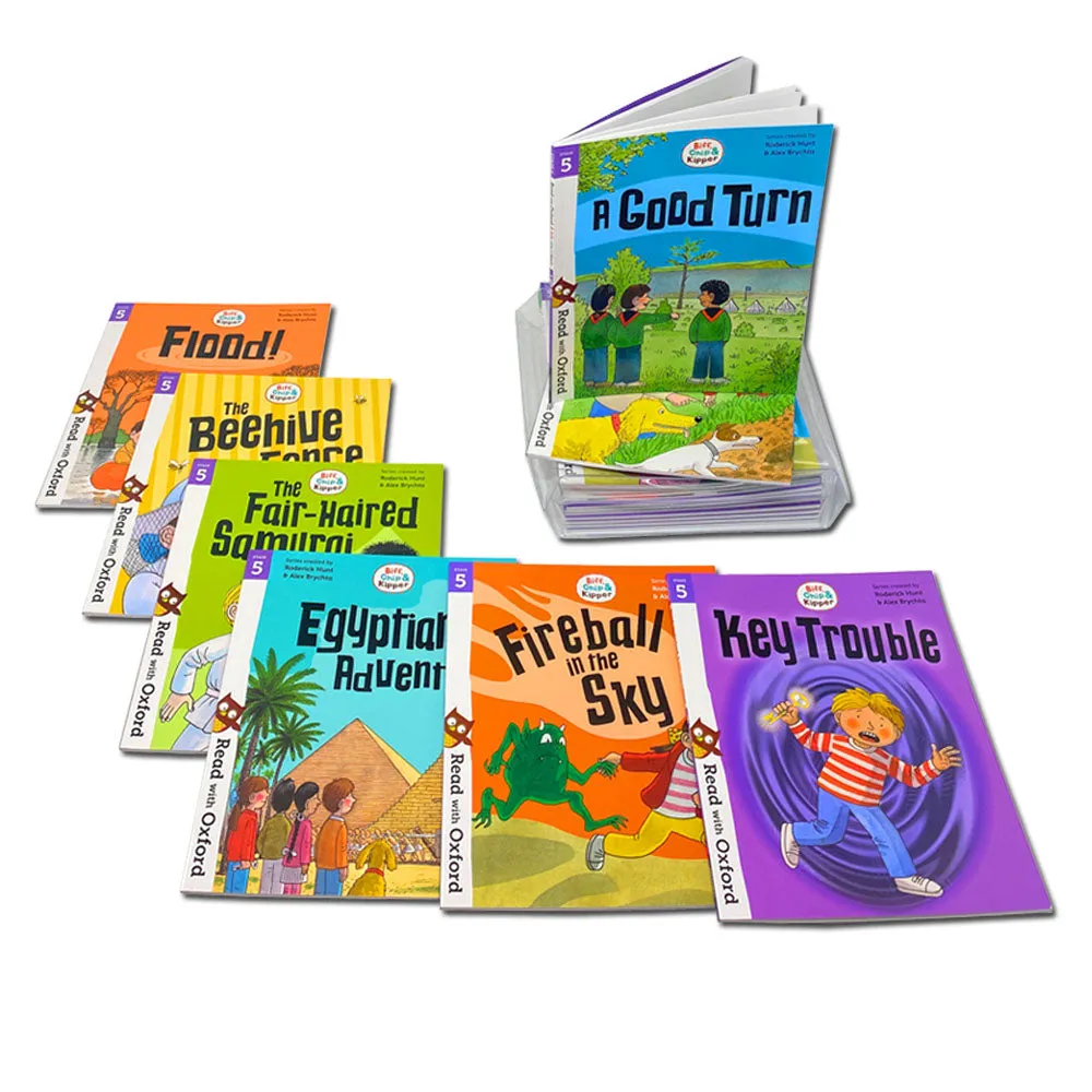 Biff, Chip and Kipper Stage 5 Read with Oxford: 6 : 16 Books Collection Set