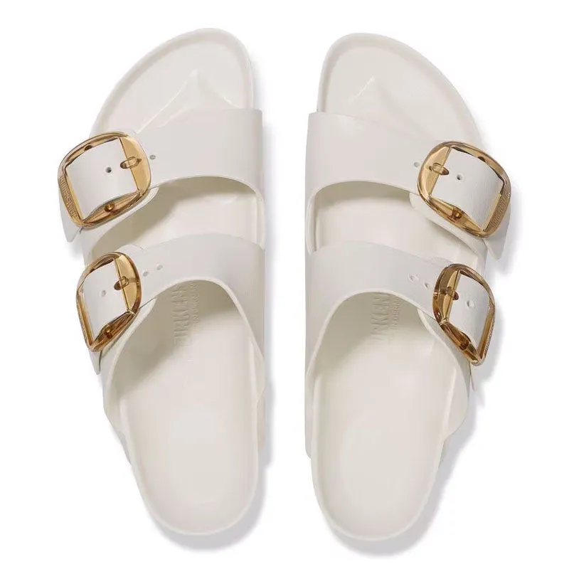 BIRKENSTOCK Arizona Big Buckle EVA Sandals in Eggshell
