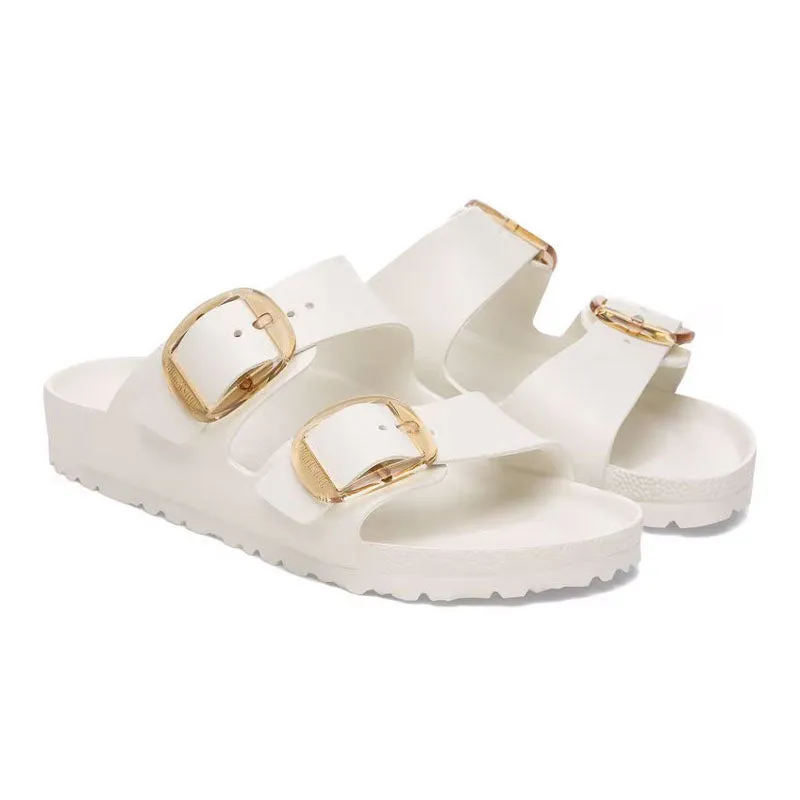 BIRKENSTOCK Arizona Big Buckle EVA Sandals in Eggshell