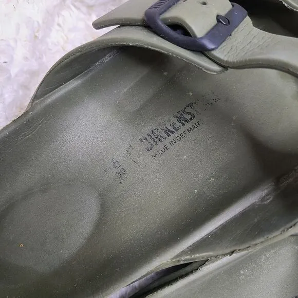 Birkenstock Arizona EVA Mens Army Green‎ Water Friendly Sandals sz 46