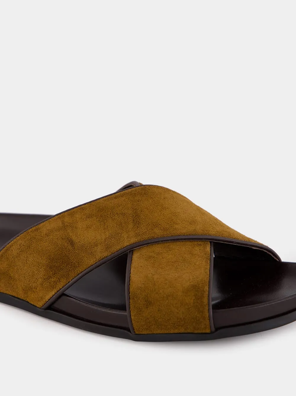 Brown Suede Chiltern Sandals