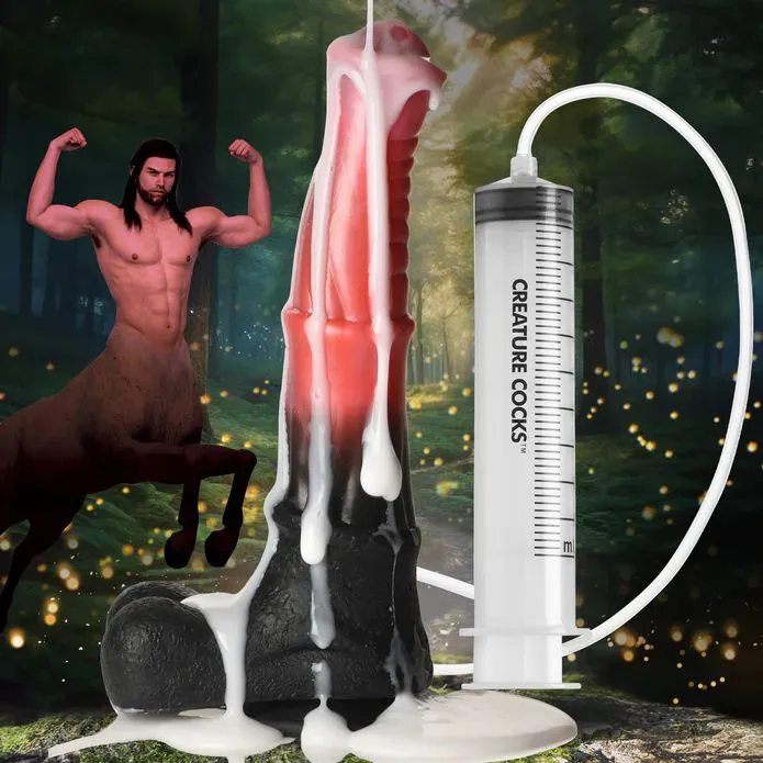 Centaur Explosion Squirting 9.5 inch Silicone Fantasy Horse Dildo