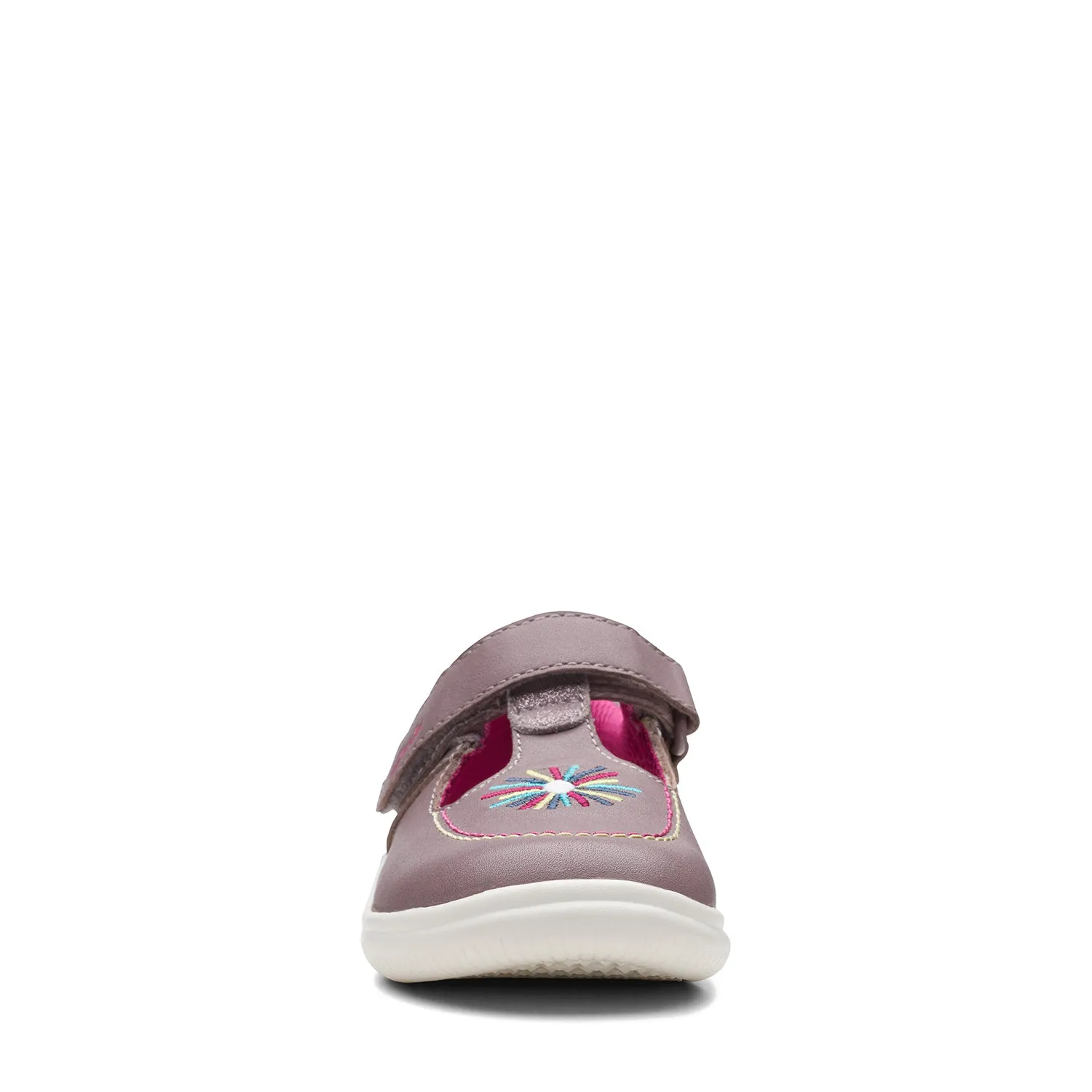 CLARKS GIRLS CREST PROM KID. (STANDARD FIT)