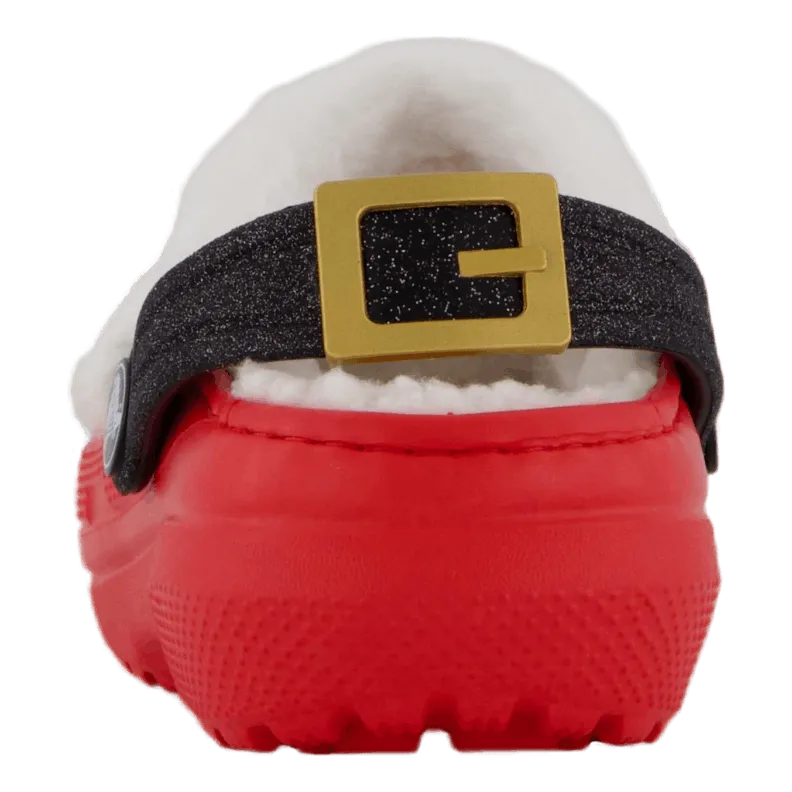 Classic Lined Santa Clog T Varsity Red/multi