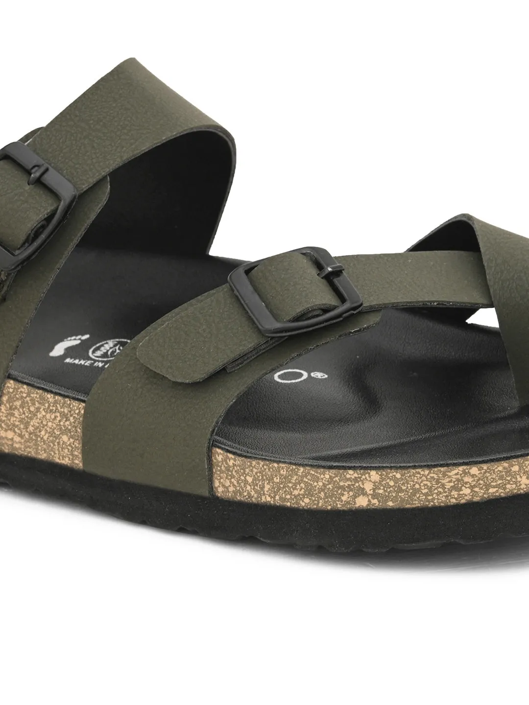 Classic Onyx Cork Footbed Sandal For Men