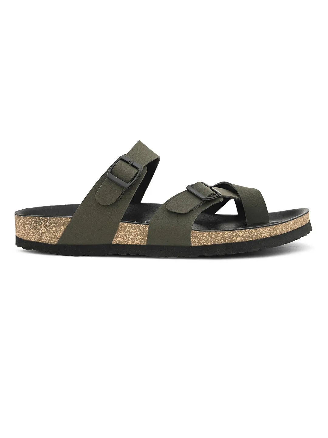 Classic Onyx Cork Footbed Sandal For Men