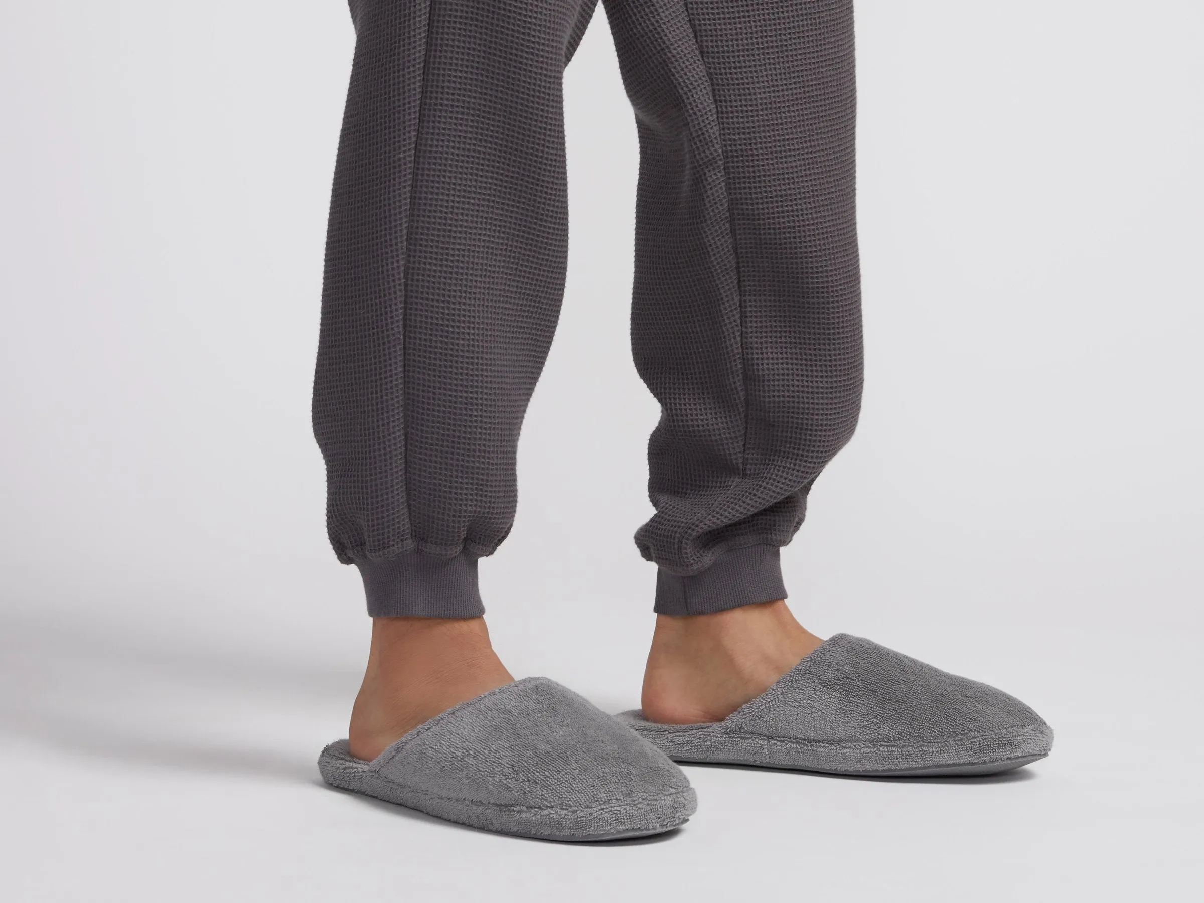 Classic Turkish Cotton Slippers (Stone)