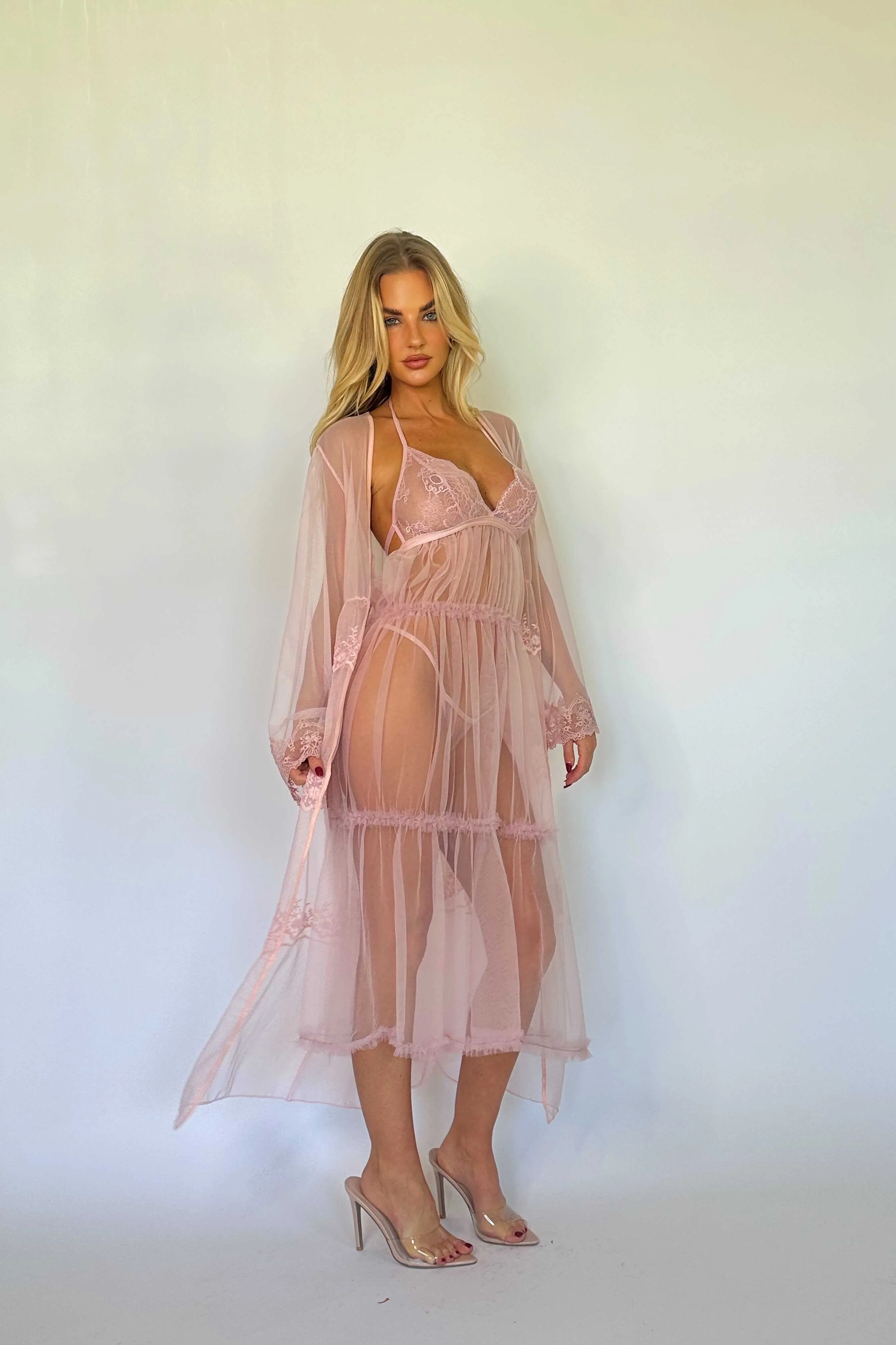 Clementine Pink Robe