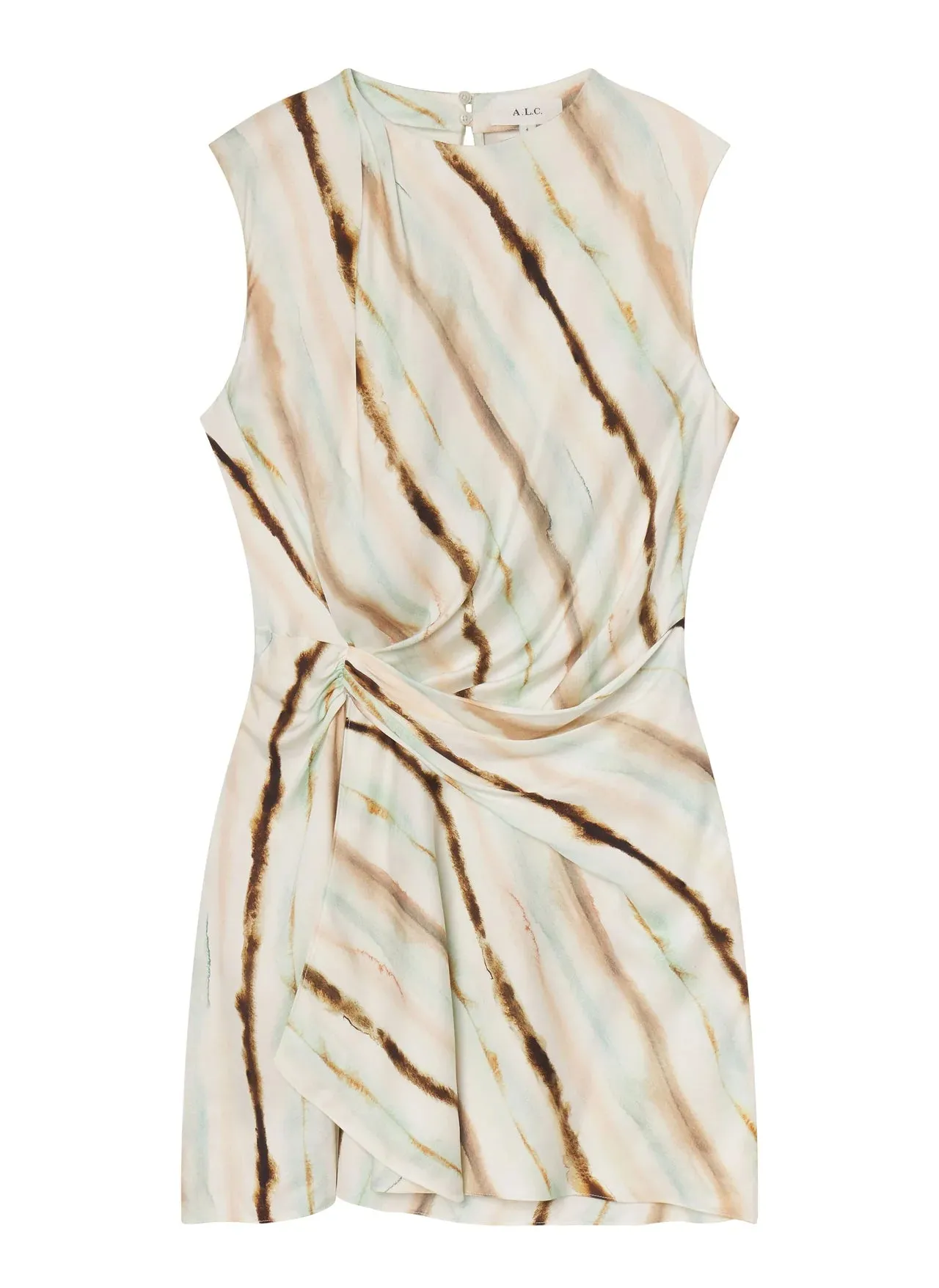 Delia Dress in Mint Multi