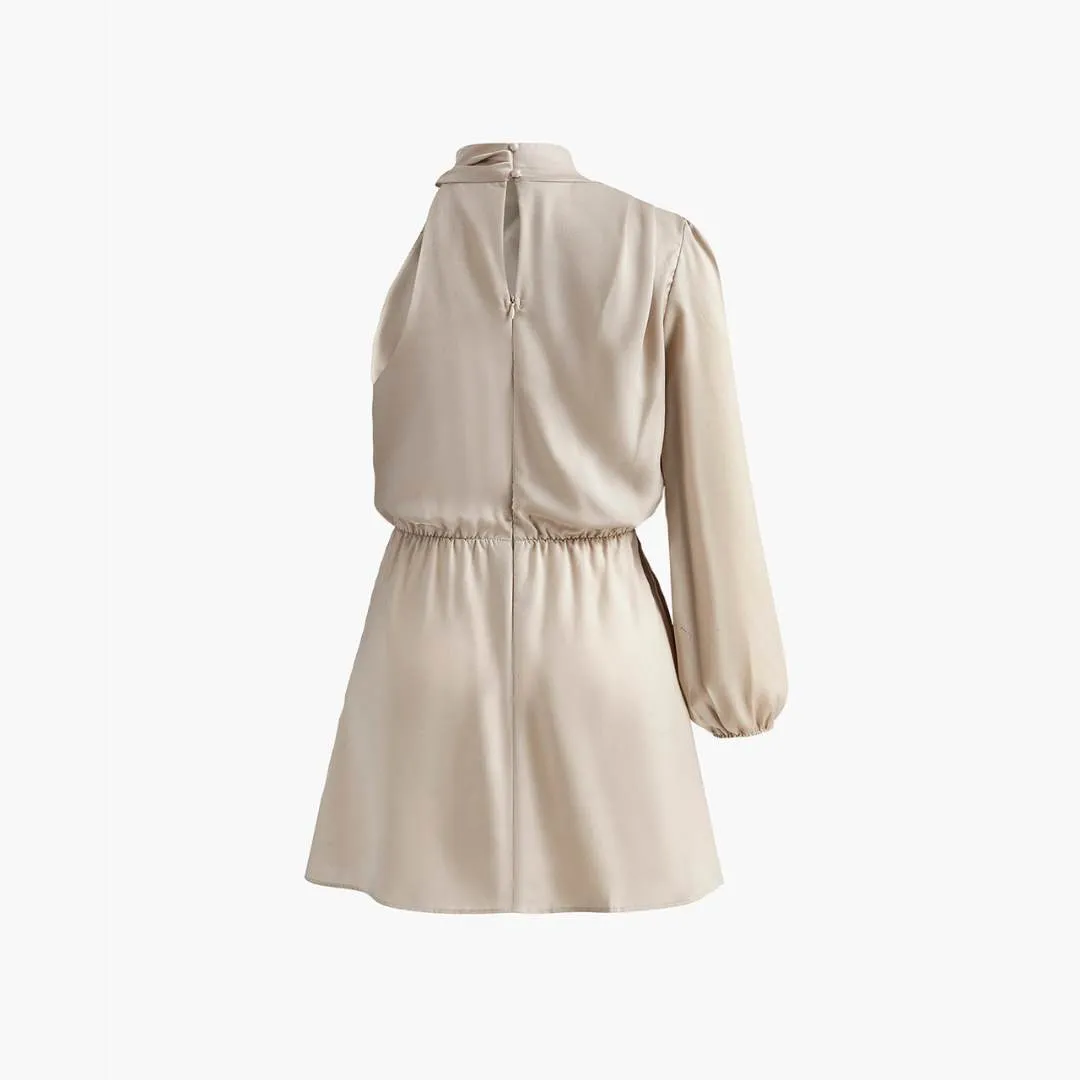 Desiree™ | Asymmetrical Ruched Mini Dress