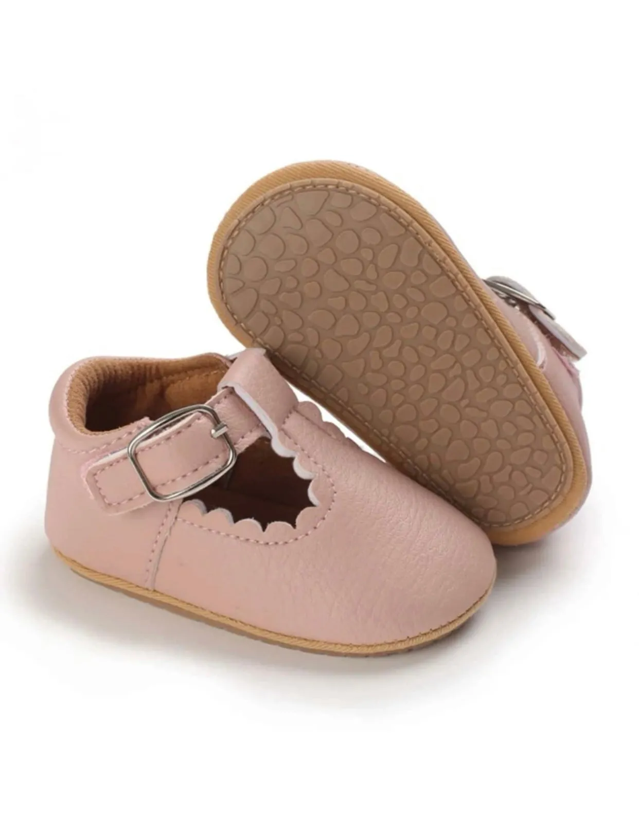 Dusty Pink Mary Jane - Baby Shoe