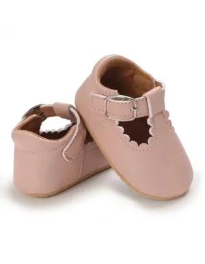 Dusty Pink Mary Jane - Baby Shoe