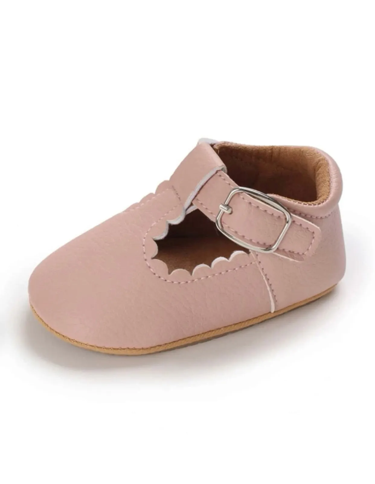 Dusty Pink Mary Jane - Baby Shoe