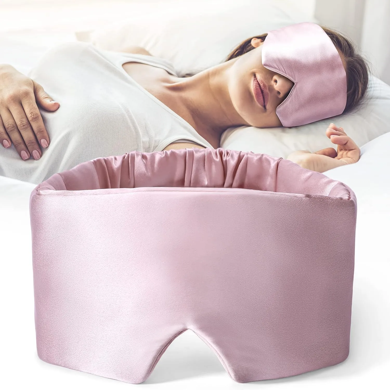Free Blackout Silk Sleep Mask