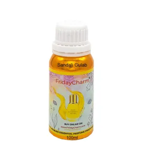 fridaycharm Sandali Gulab Attar - 100ml