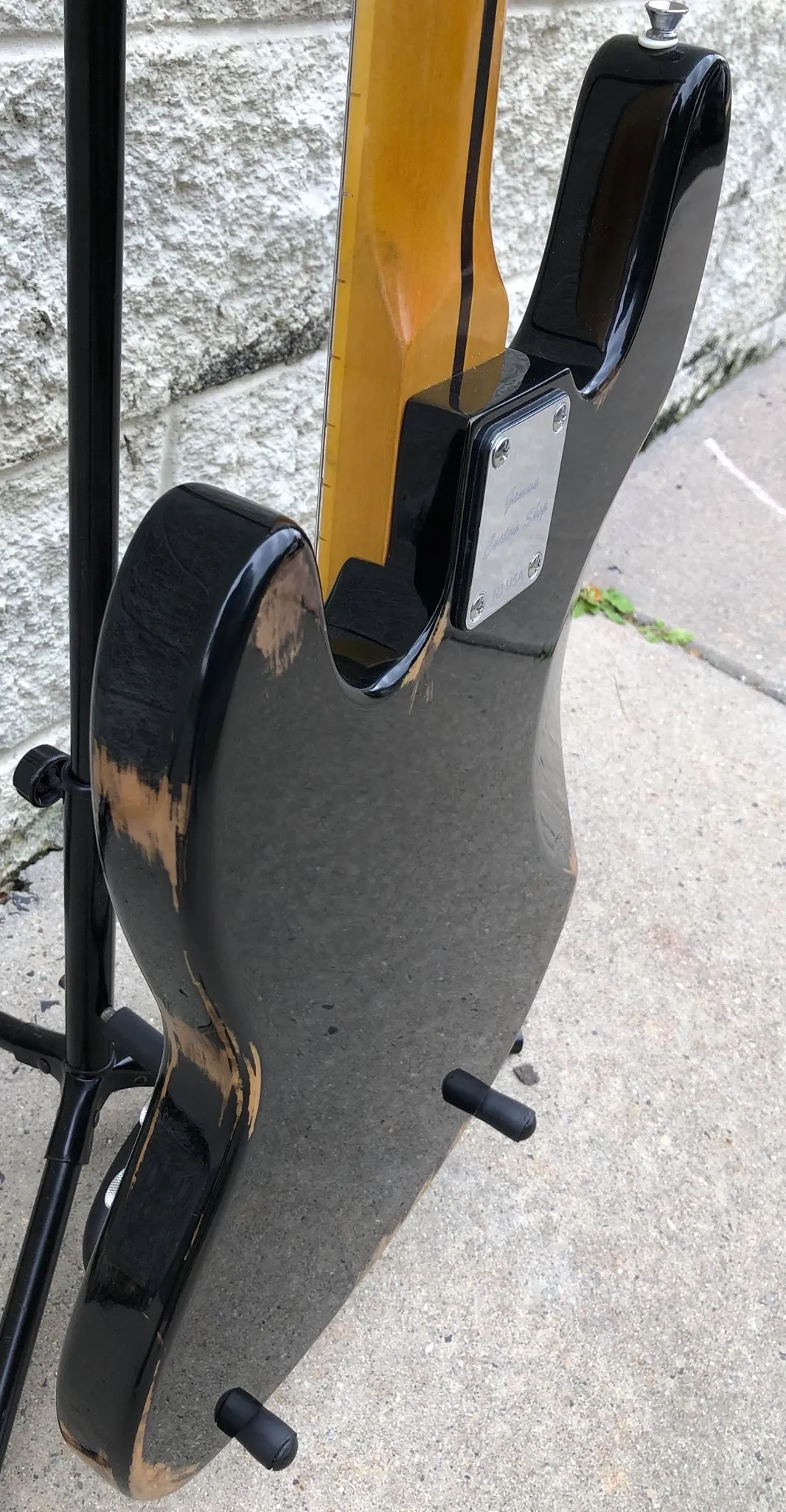 GAMMA [SOLD] Custom J19-07, Beta Model, "Road Worn/Relic'd" Ebony