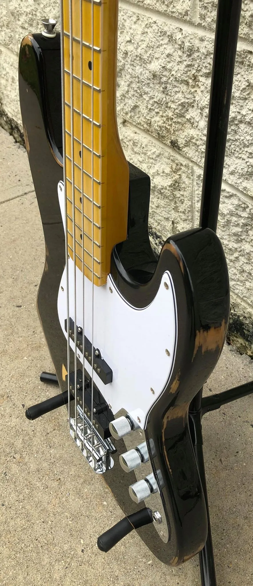 GAMMA [SOLD] Custom J19-07, Beta Model, "Road Worn/Relic'd" Ebony