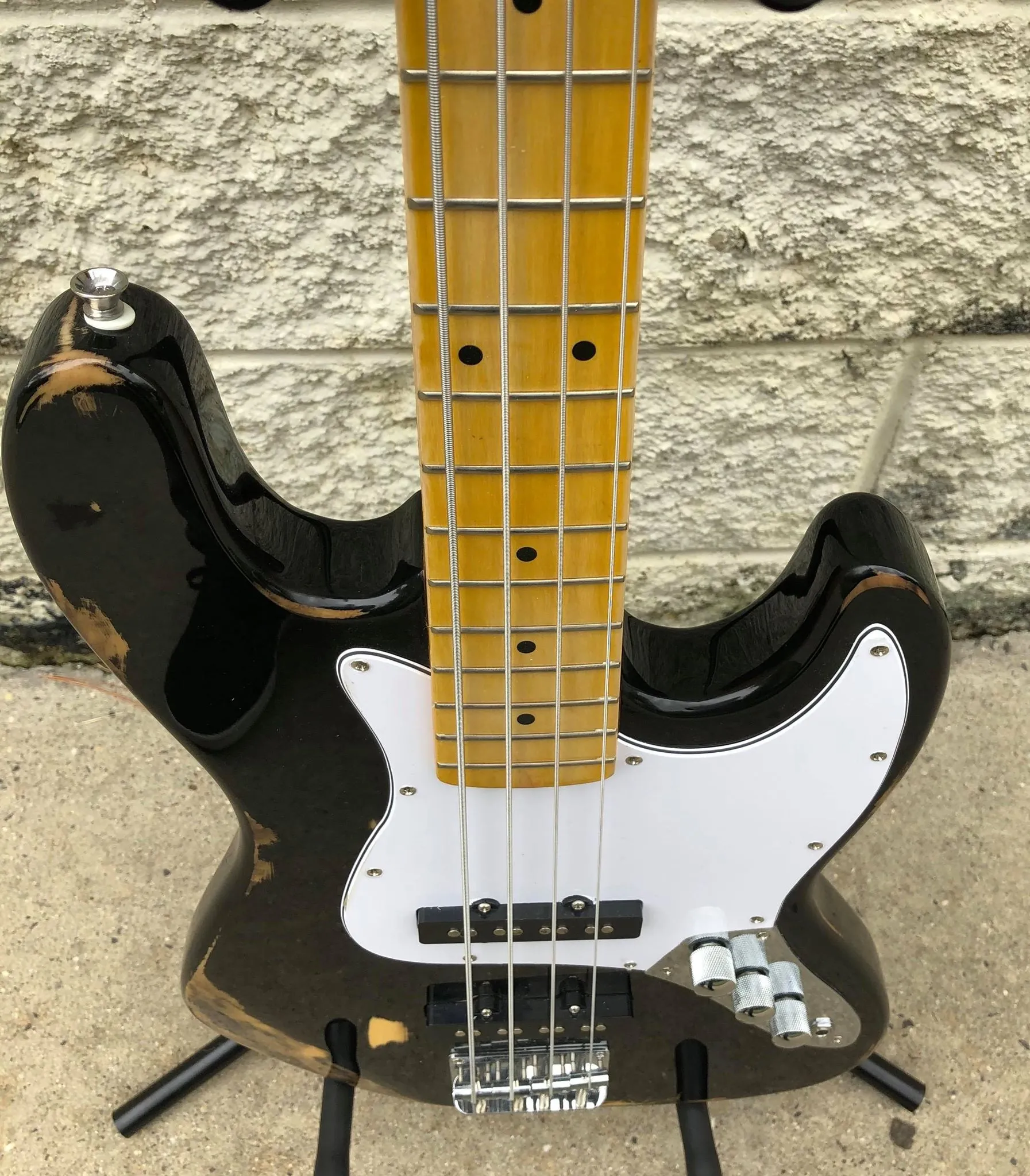 GAMMA [SOLD] Custom J19-07, Beta Model, "Road Worn/Relic'd" Ebony