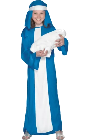 Girls Nativity Mary Costume
