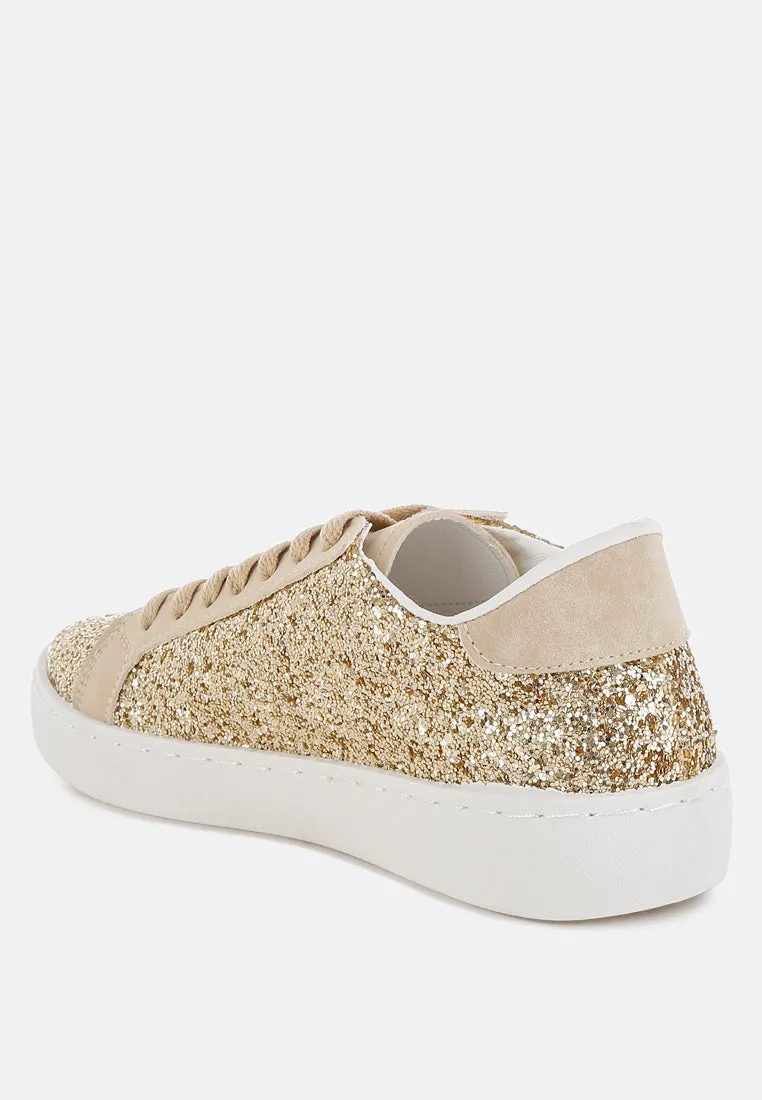 Glitter Star Chunky Sneakers by RUW