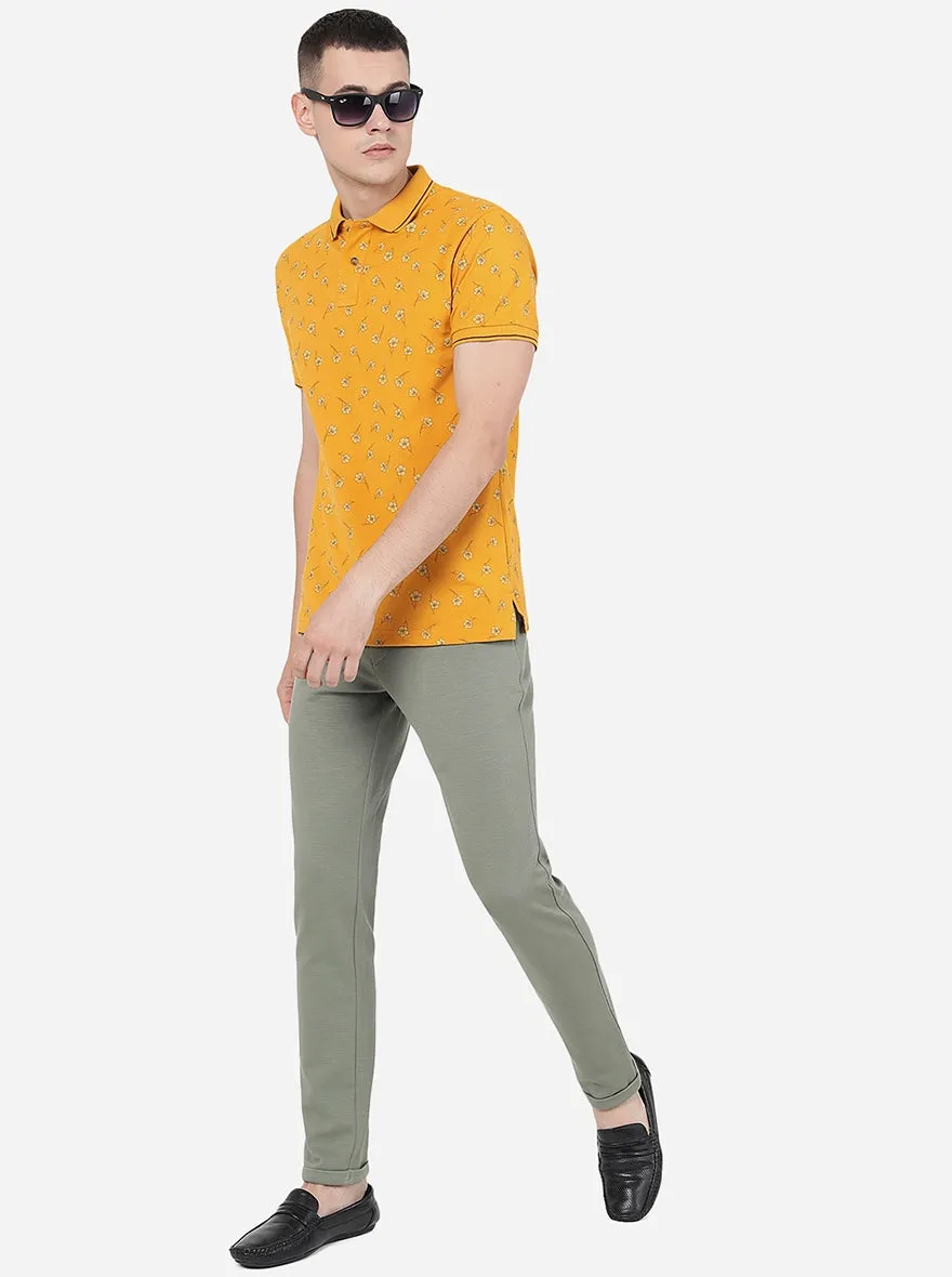 Grey Solid Venice Fit Casual Trouser | JadeBlue