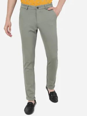 Grey Solid Venice Fit Casual Trouser | JadeBlue
