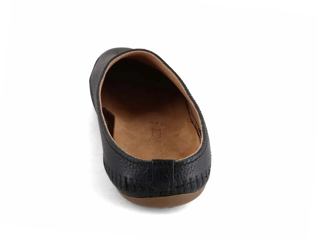 HAFLINGER Leather Slippers | Everest Softino, Black