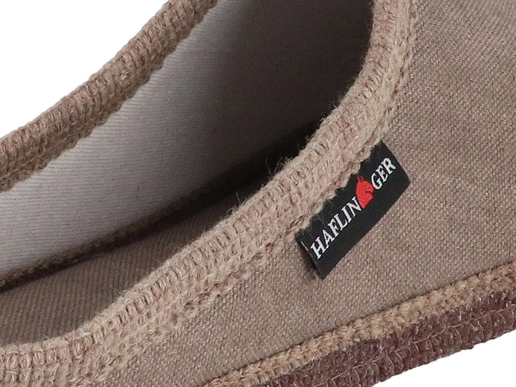 HAFLINGER Men Women Cotton Slippers 'Cotty', beige