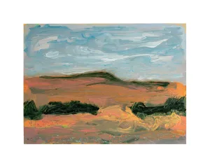 Harry Hilson Signed 1986 “Horizon” Acrylic Painting