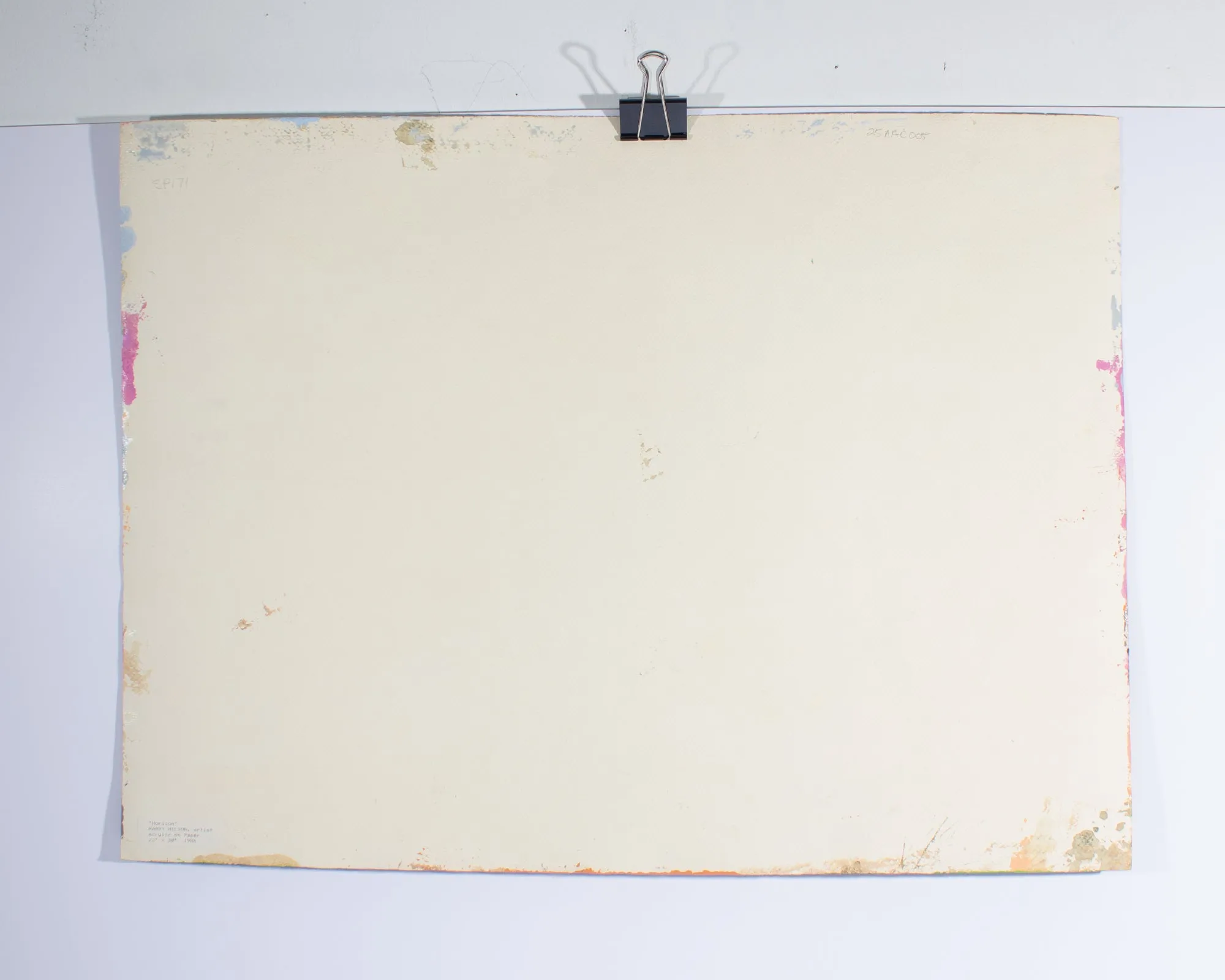 Harry Hilson Signed 1986 “Horizon” Acrylic Painting