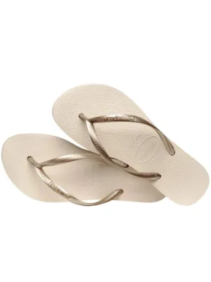 Havaianas Slim Flatform Sandal in Beige